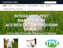 Tablet Screenshot of ontarioipm.com